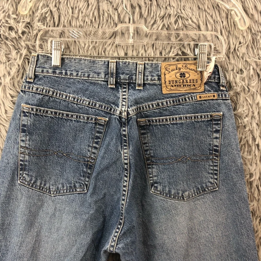 Lucky Brand Jeans Vintage Womens Size 12 Blue Low Rise Flare